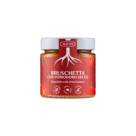 Bruschetta con pomodoro secco