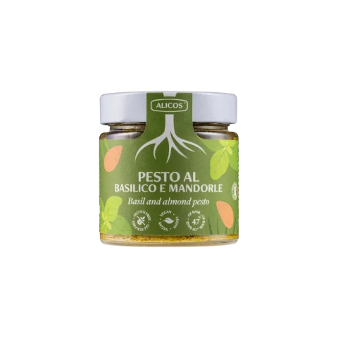 Pesto al basilico e mandorle